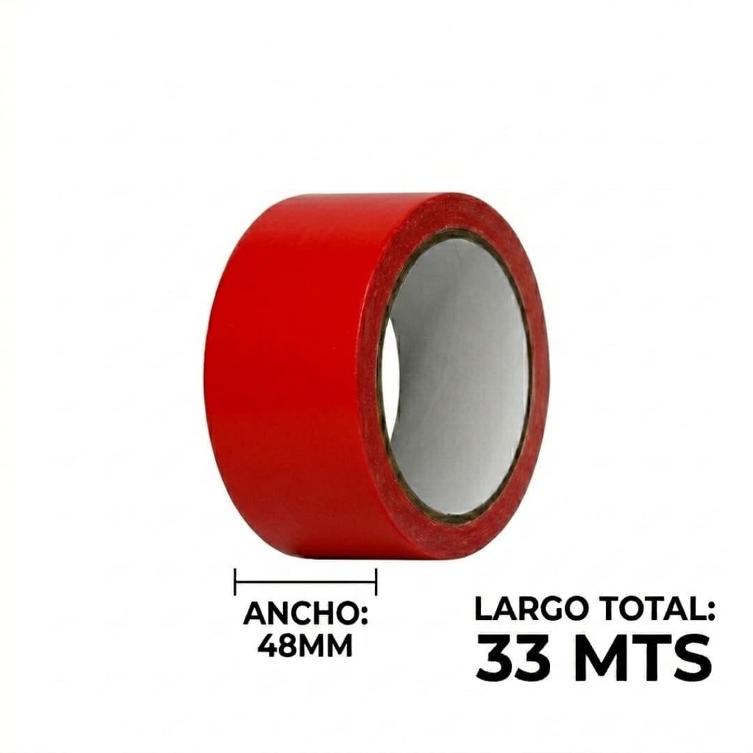 cinta de marcaje de piso roja 48mmx33m cinta de marcaje de piso roja 48mmx33m