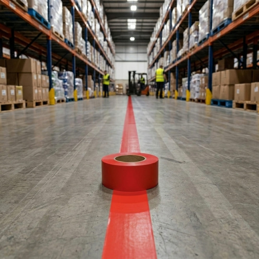 cinta de marcaje de piso roja 48mmx33m cinta de marcaje de piso roja 48mmx33m